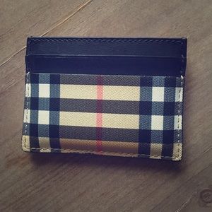 Burberry card holder.